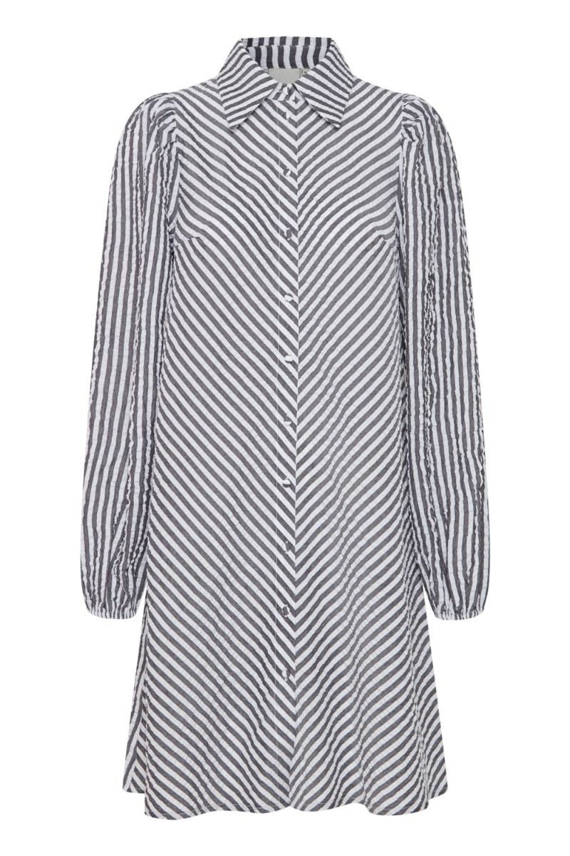 Ichi - Kjole - IX Stacy DR - Meteorite/White Stripe