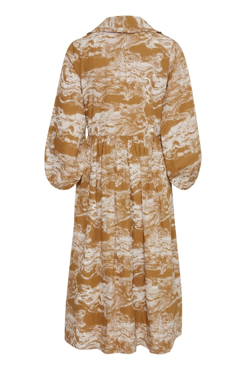 Ichi - Kjole - Swann DR - Golden Brown