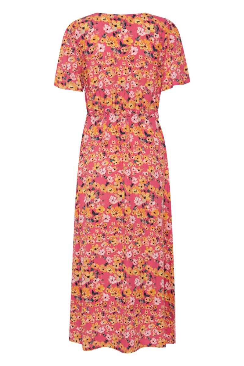 Ichi - Kjole - IH Vera Dr24 - Carmine Flower