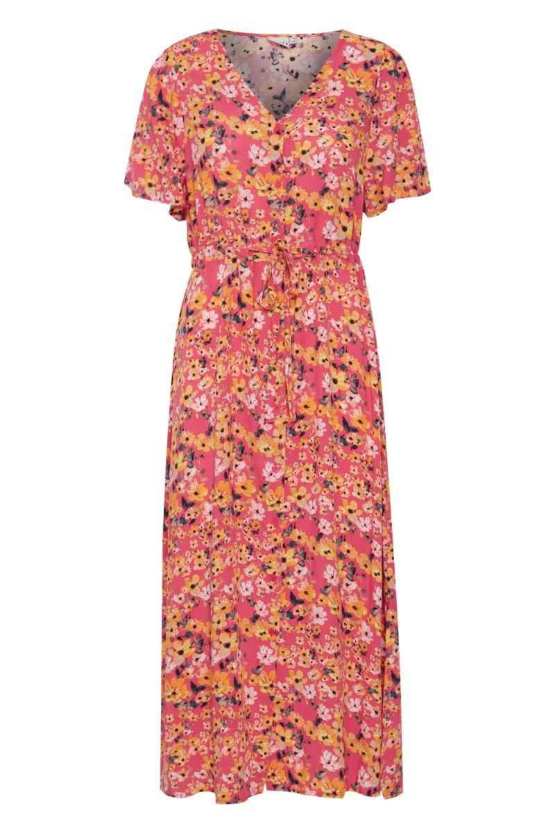 Ichi - Kjole - IH Vera Dr24 - Carmine Flower