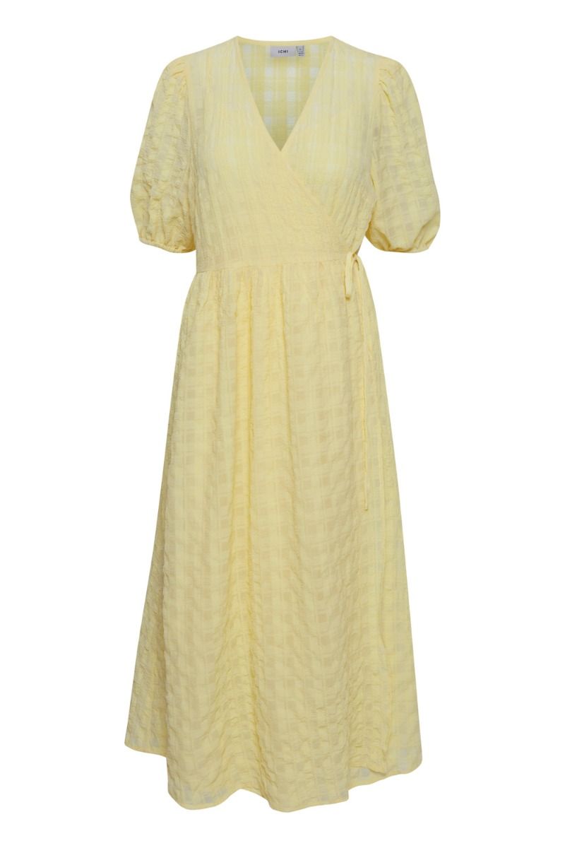 Ichi - Kjole - Via Dress - Golden Mist