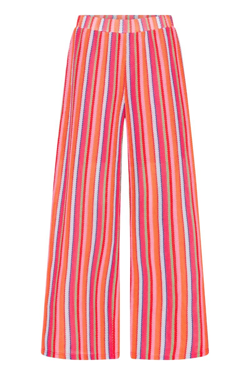 Ichi - Bukser - Libella PA - Multi Stripe