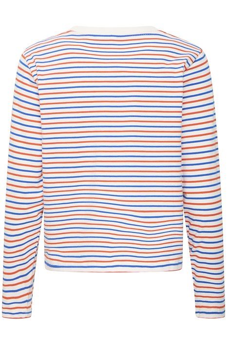 Ichi - Bluse - Mira Loose - Cloud Dancer w. Multi