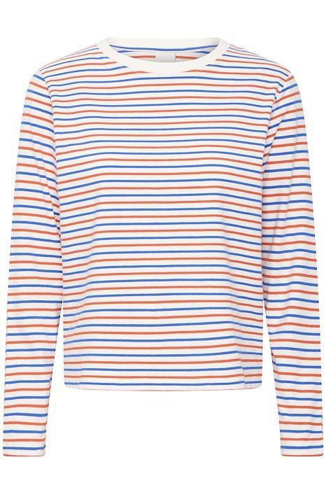 Ichi - Bluse - Mira Loose - Cloud Dancer w. Multi