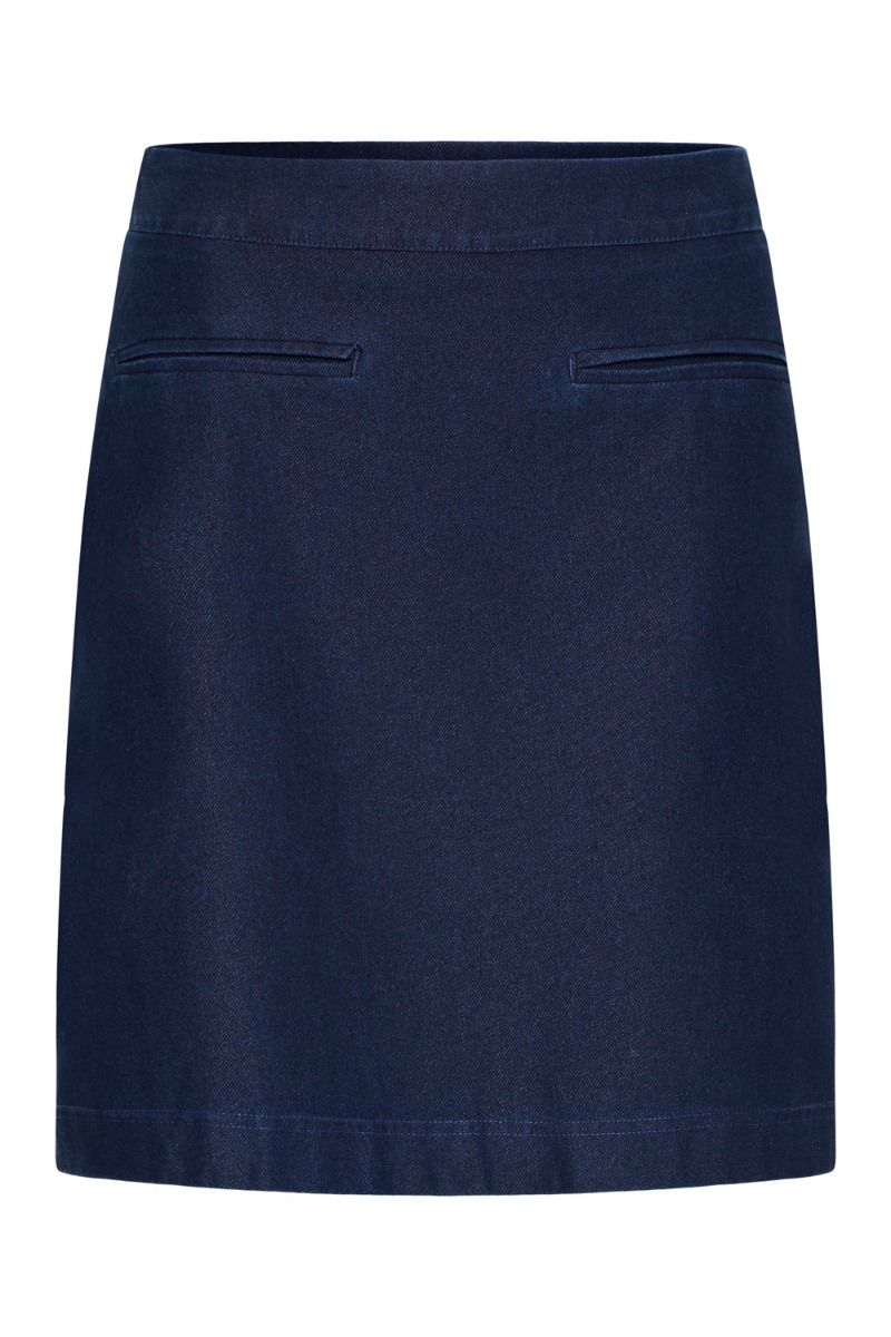 Ichi - Nederdel - Kate Denim - Dark Blue