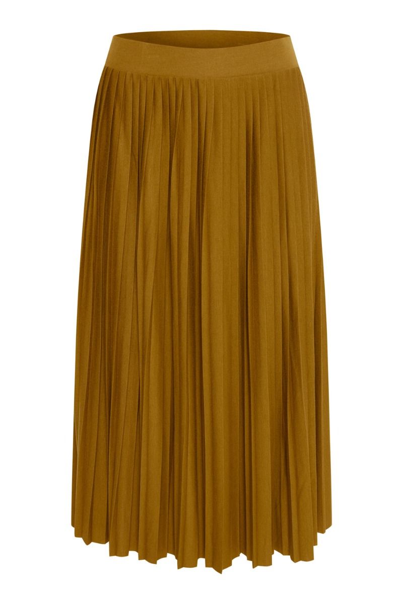 Ichi - Nederdel - IH Wimsy Skirt - Golden Brown