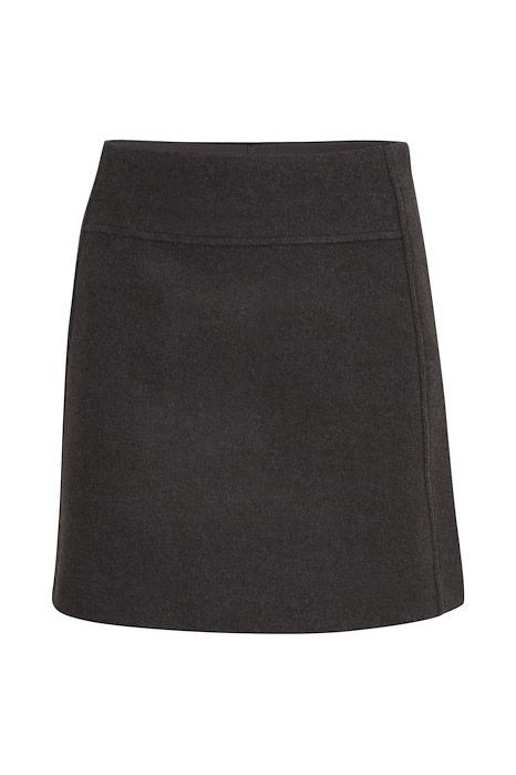 Ichi - Nederdel - IH Wooly SK3 - Dark grey melange