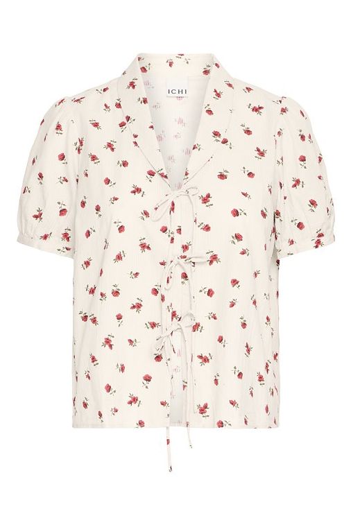 Ichi - Skjorte - IH Rosey SH - Geranium Flower 