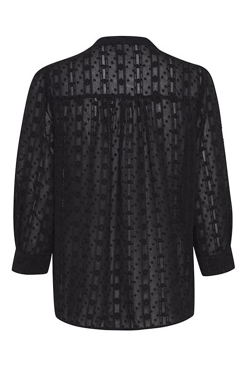 Ichi - Bluse - IX Rosie MS 2- Black w. lurex
