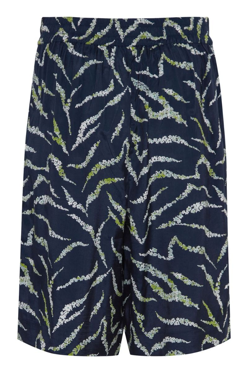 Ichi - Shorts - IH Evola SHO - Total Eclipse Zebra Flower