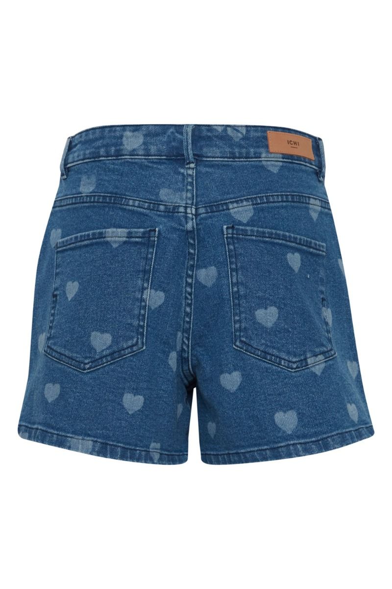 Ichi - Shorts - IH Piper Sho2 - Light Blue Washed