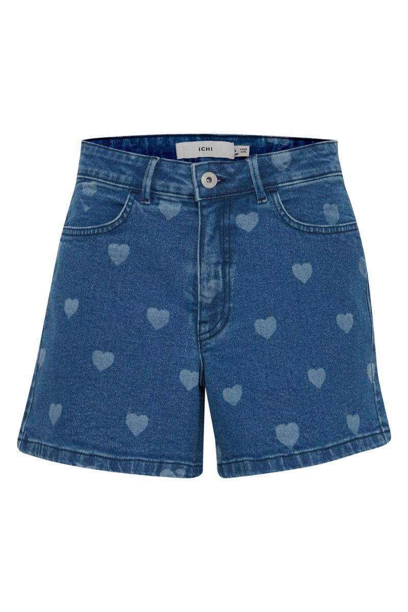 Ichi - Shorts - IH Piper Sho2 - Light Blue Washed
