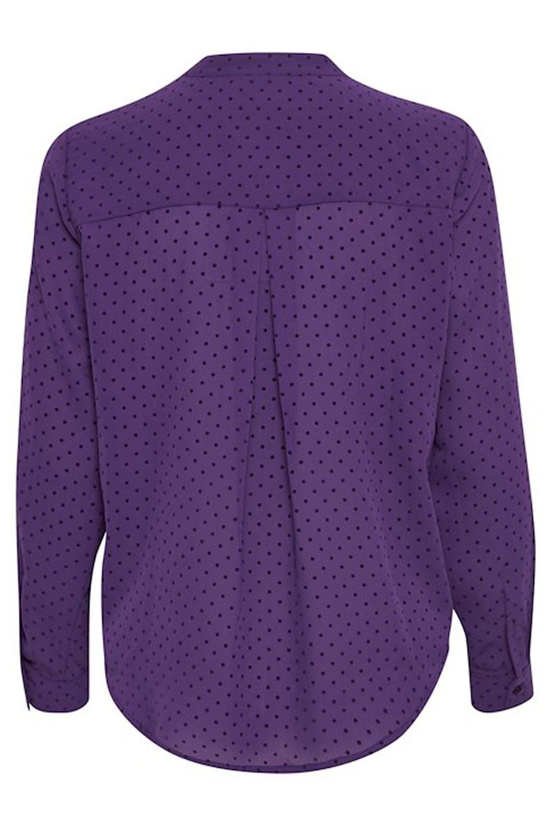 Ichi - Skjorte - IH Cellani Flock - Violet Indigo