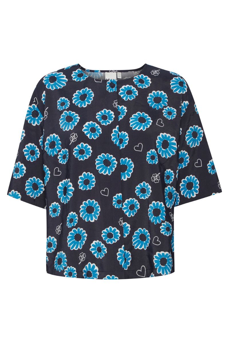 Ichi - Skjorte - IH Doluma SS - Total Eclipse