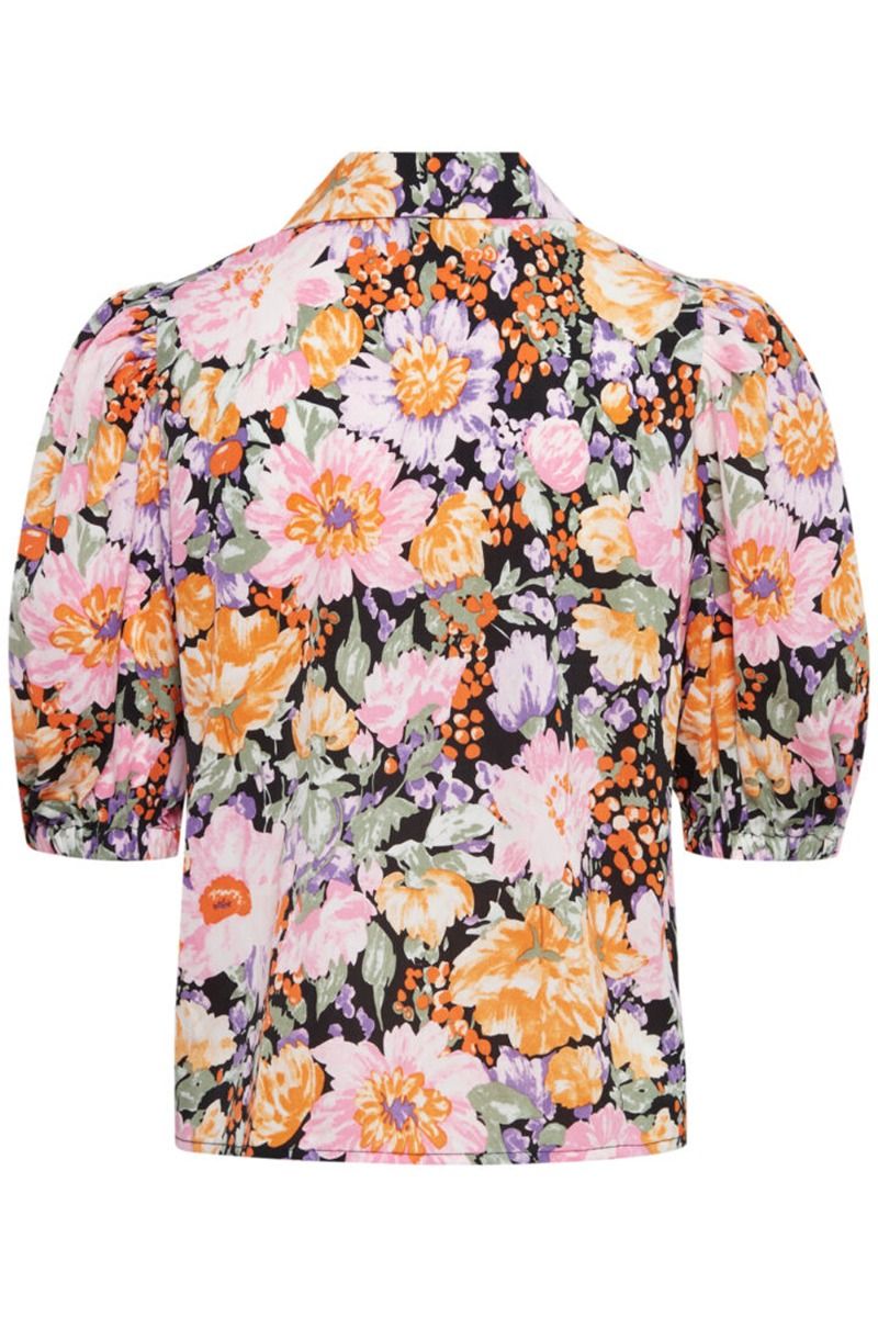 Ichi - Skjorte - Filippa SH shirt - Black Flower mix