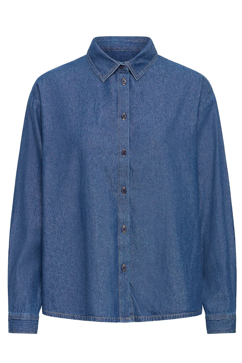 Ichi - Skjorte - Archer - Medium blue