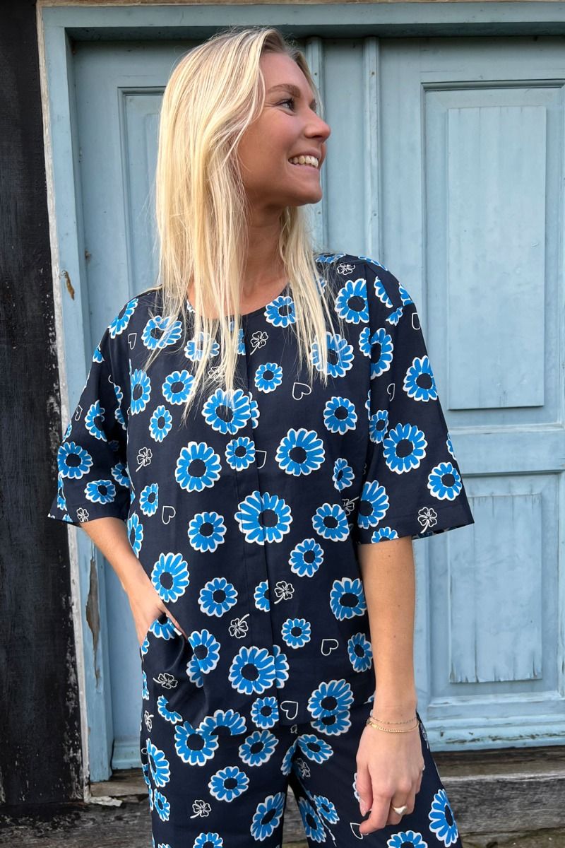 Ichi - Skjorte - IH Doluma SS - Total Eclipse