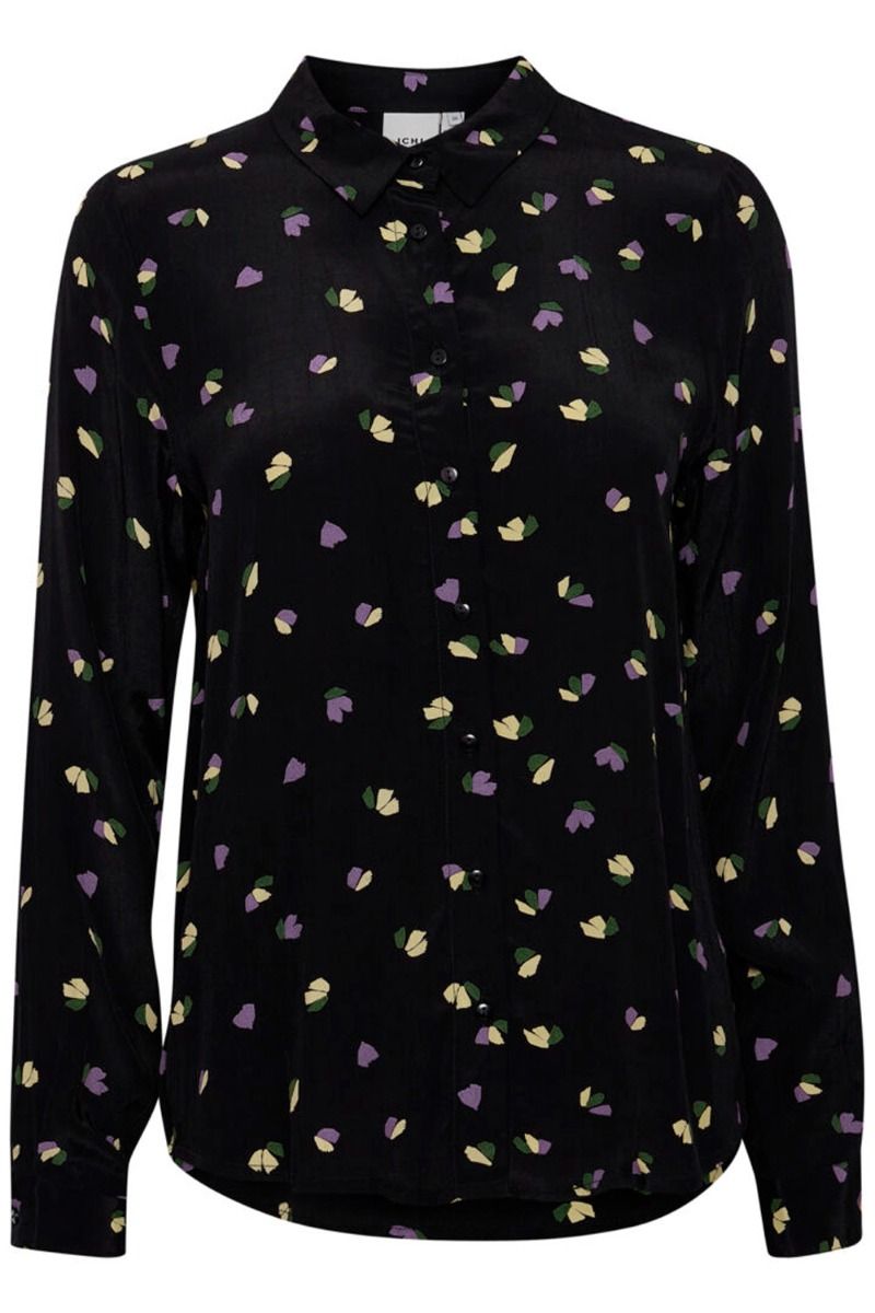 Ichi - Skjorte - IH Elima Shirt - Black Flower 
