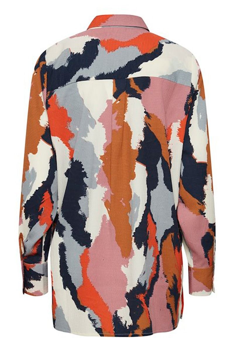 Ichi - Skjorte - IH Irenne SH - Heather Rose Multi Art