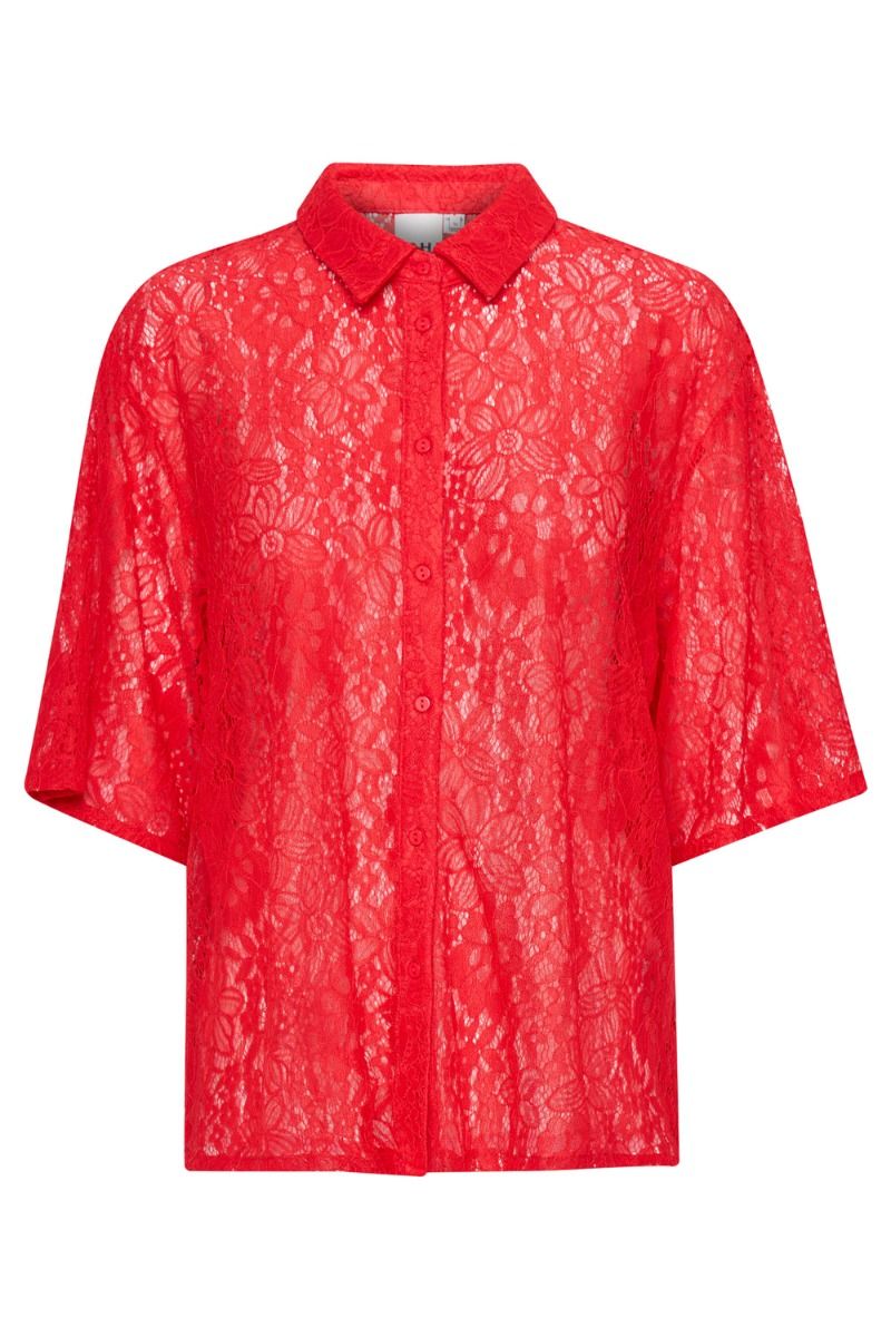 Ichi - Skjorte - IX Janice SH - Mars Red