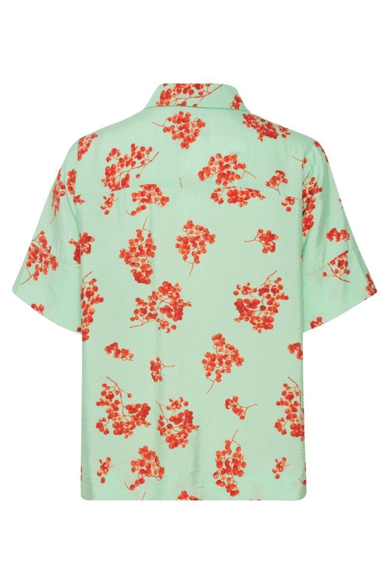 Ichi - Skjorte - IH Yasma SH - Sprucestone Berry aop