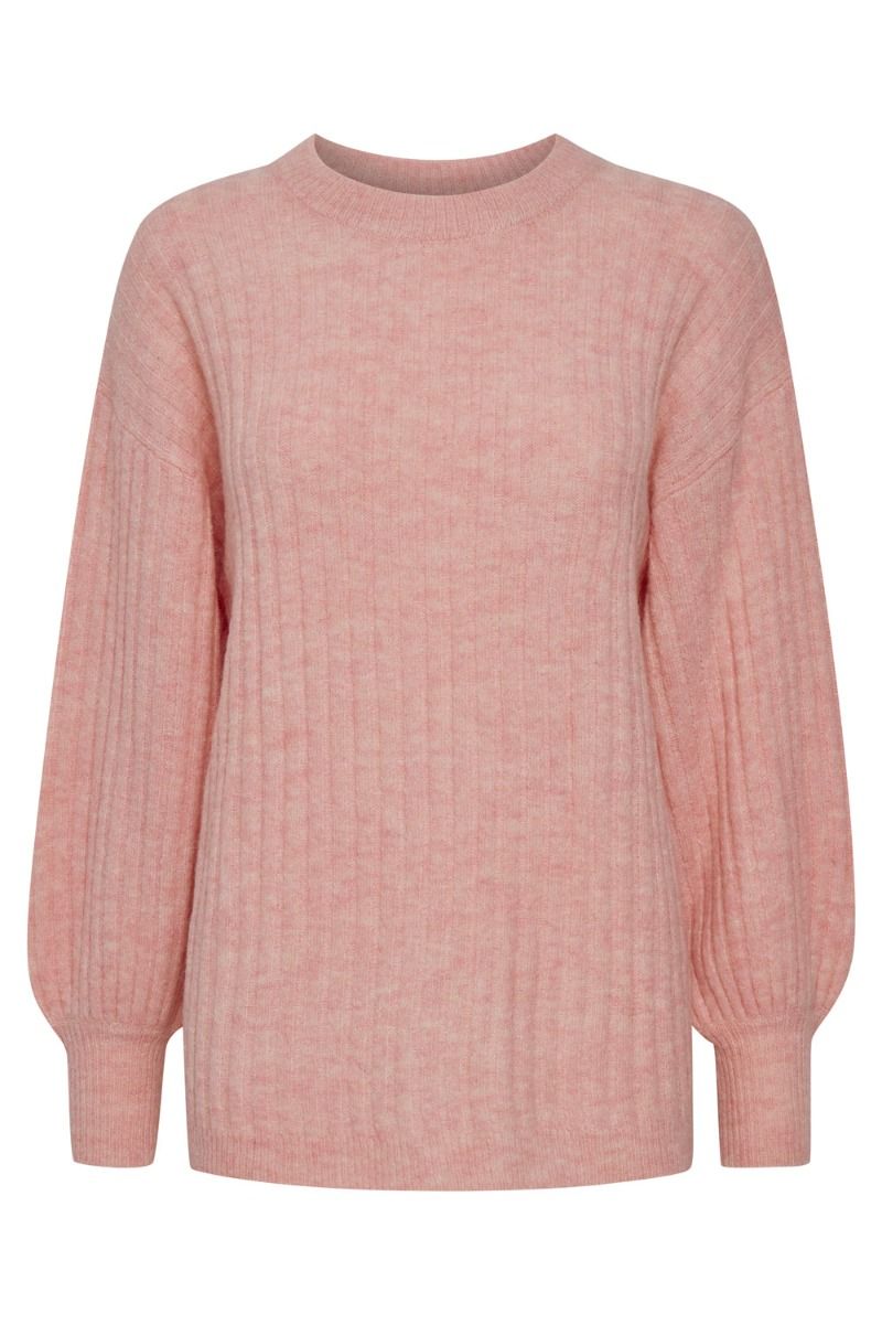 Ichi - Strik - Amara LS Rib - Cameo Pink