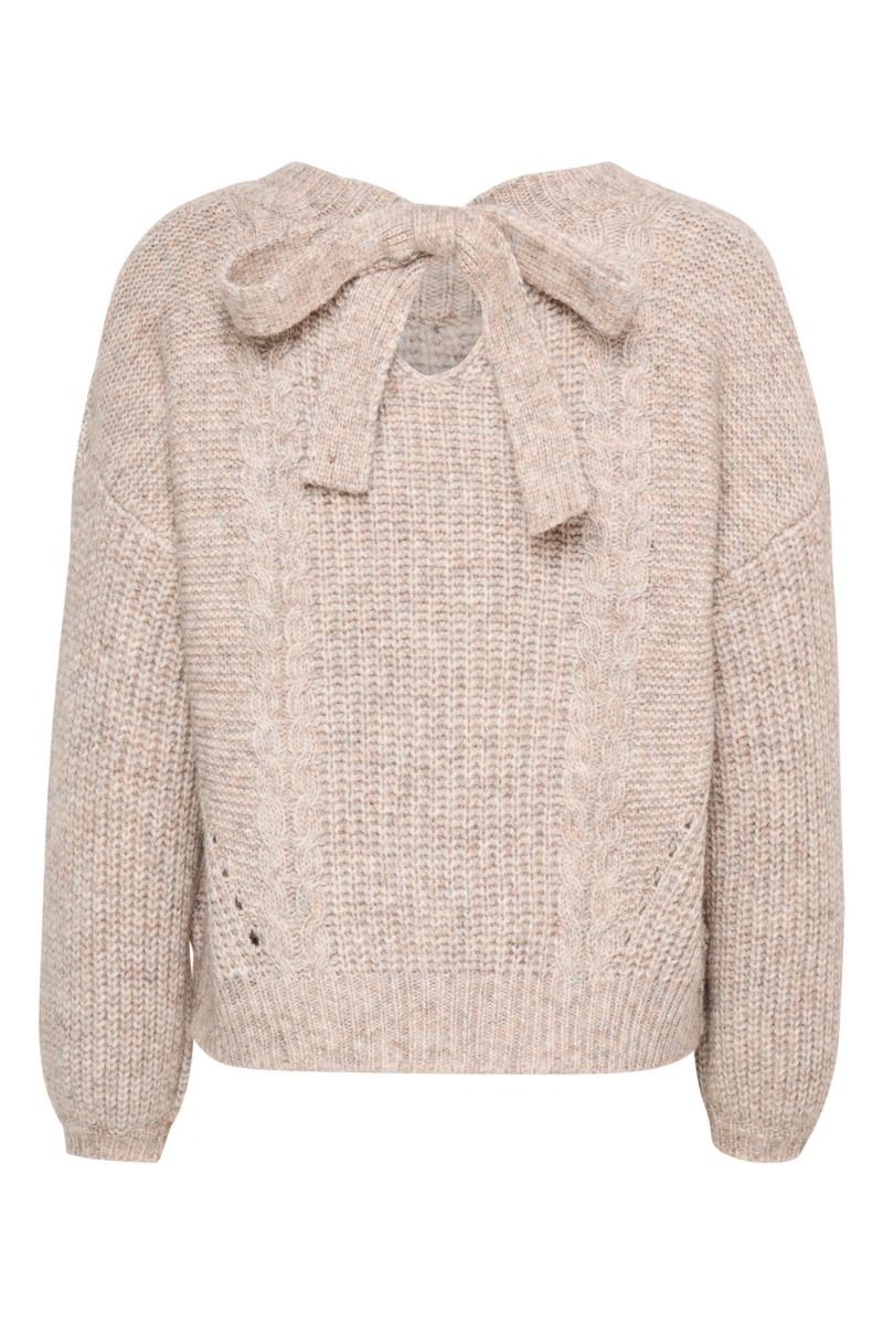 Ichi - Strik - IH Lafia LS - Oatmeal Melange