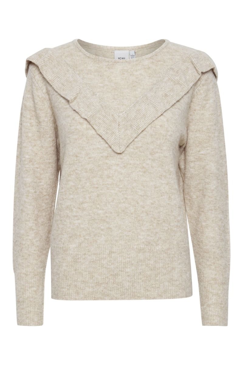 Ichi - Strik - IH Macon LS - Oatmeal Melange