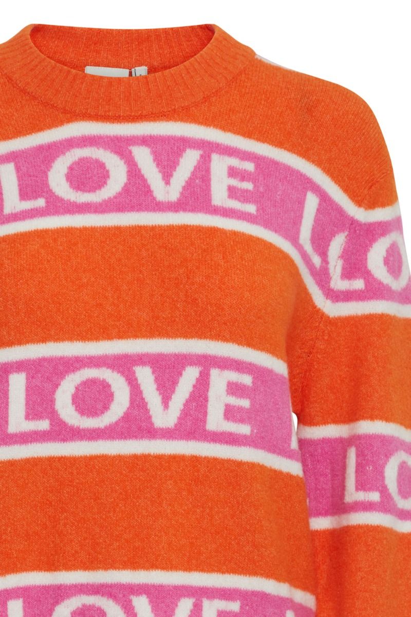 Ichi - Strik - IH Motif LS - Persimmon Orange