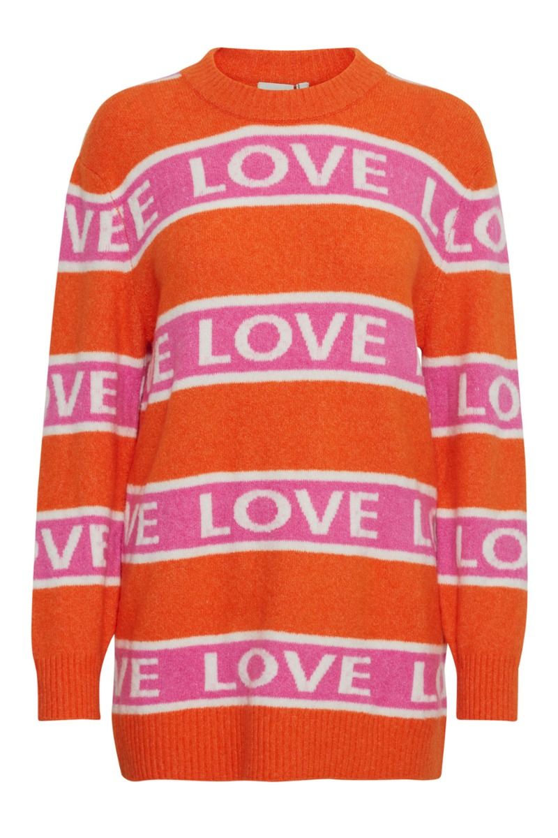 Ichi - Strik - IH Motif LS - Persimmon Orange