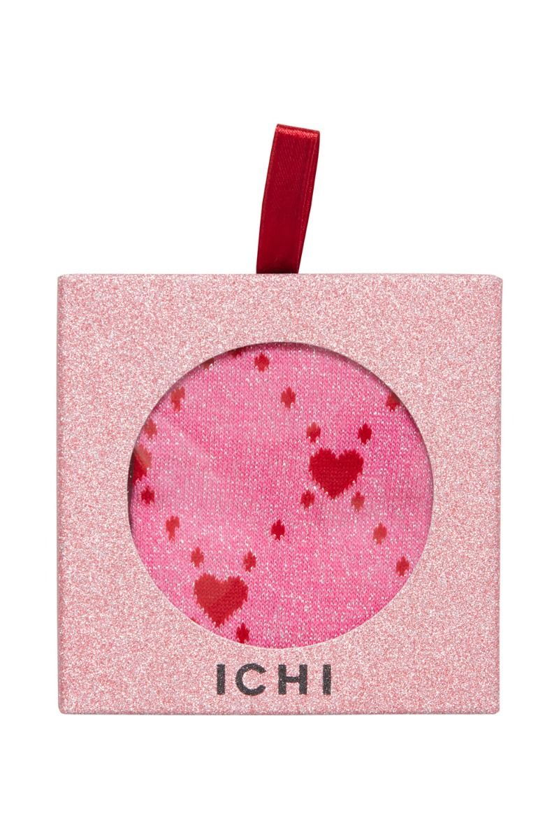 Ichi - Strømper - IA Love Sock BOX4 - Egret