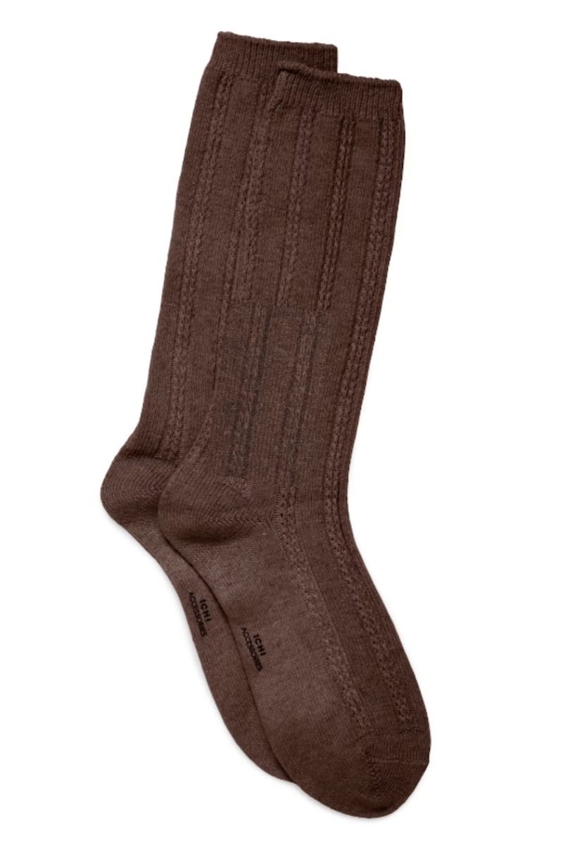 Ichi - Strømper - Mathilde - Coffee Bean