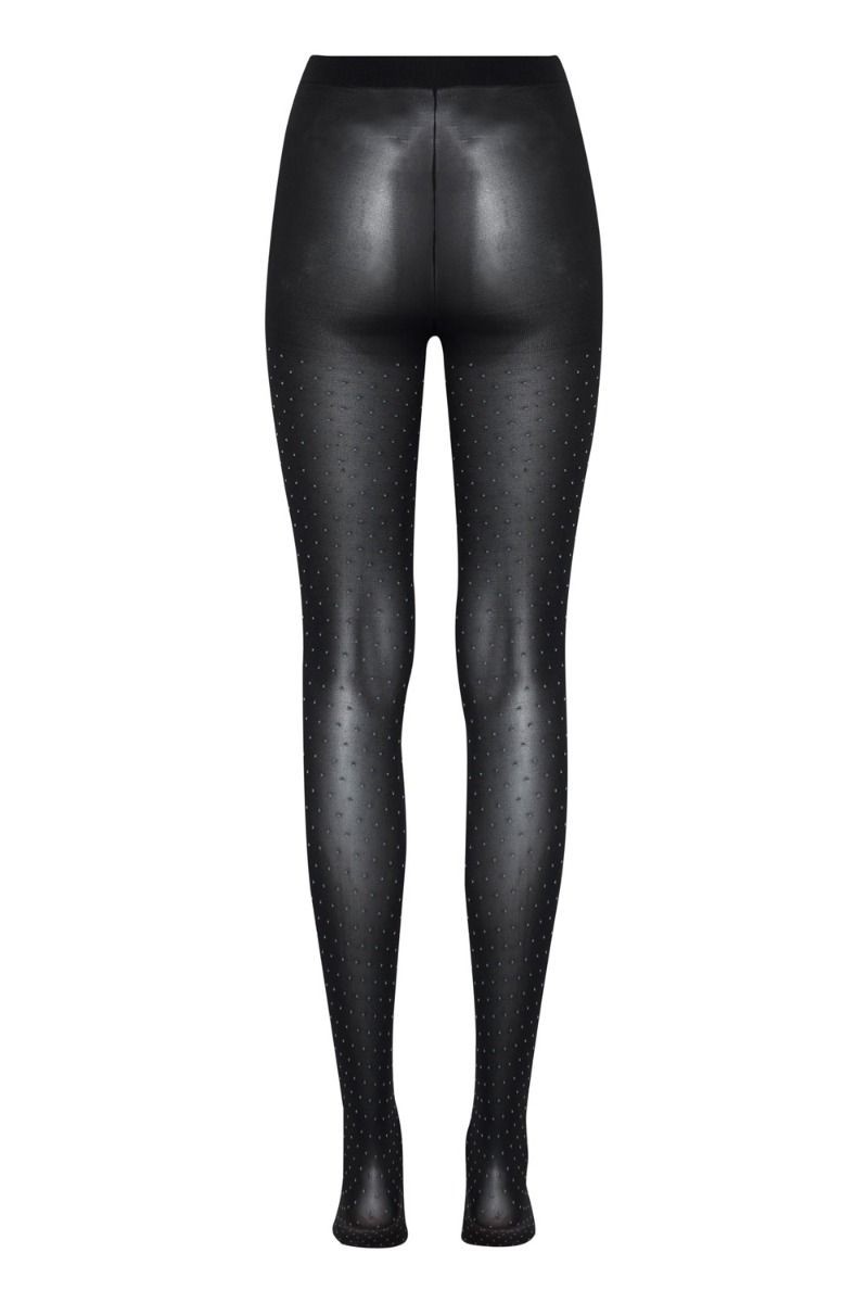 Ichi - Strømper - IA Solia Tights - Meteorite/forget-me-not