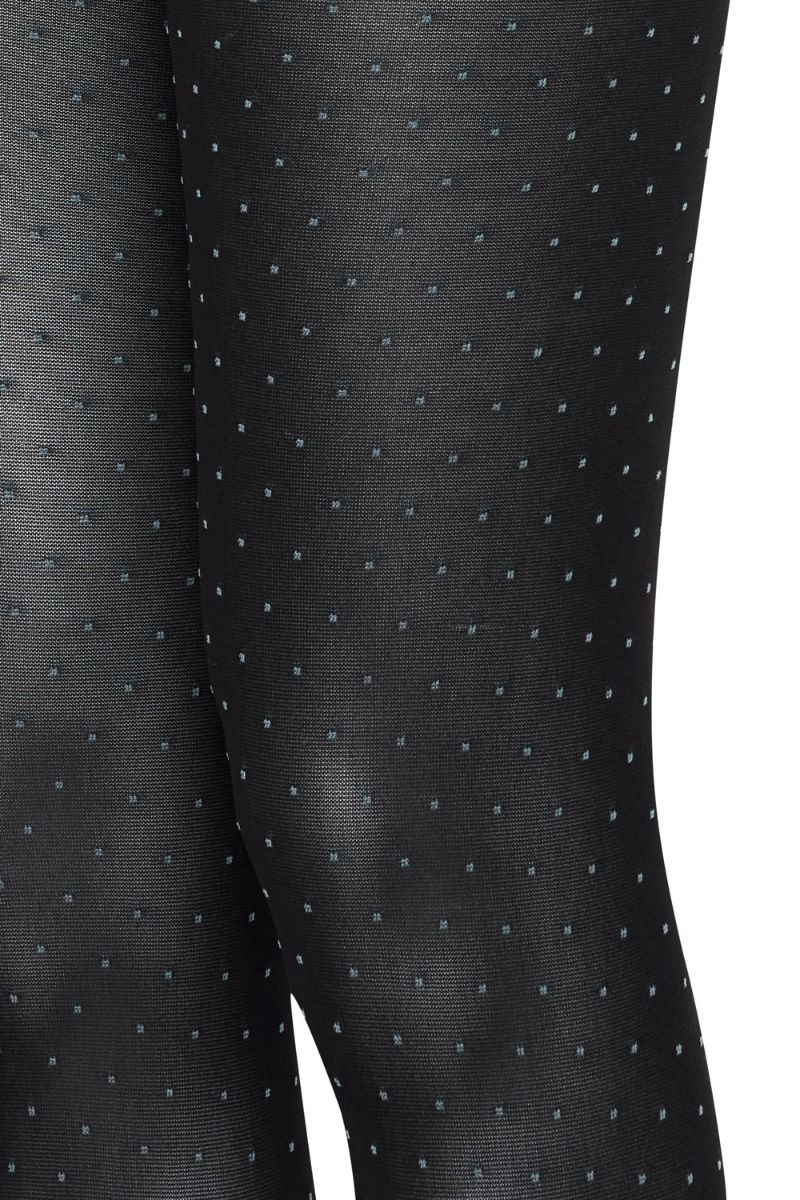 Ichi - Strømper - IA Solia Tights - Meteorite/forget-me-not