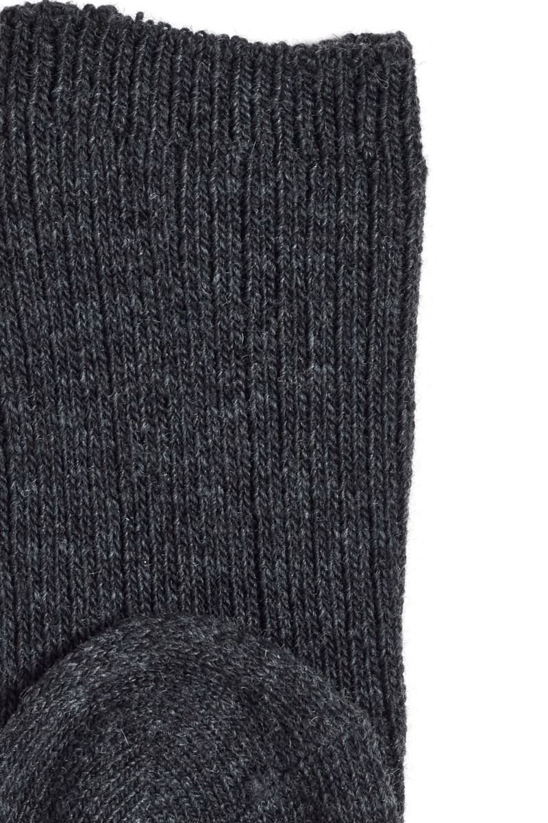 Ichi - Strømper - IA Wilja Warm Sock - Dark Grey Melange
