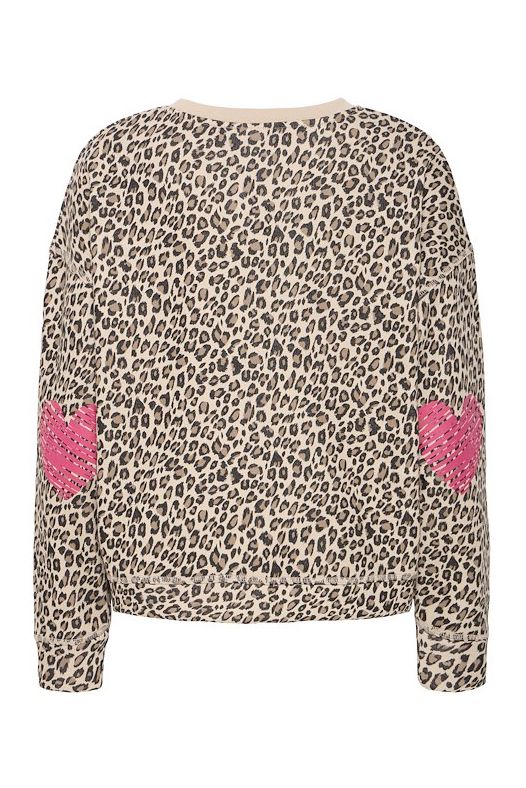 Ichi - Sweatshirt - IX Merella SW2 - Caribou Leo Print