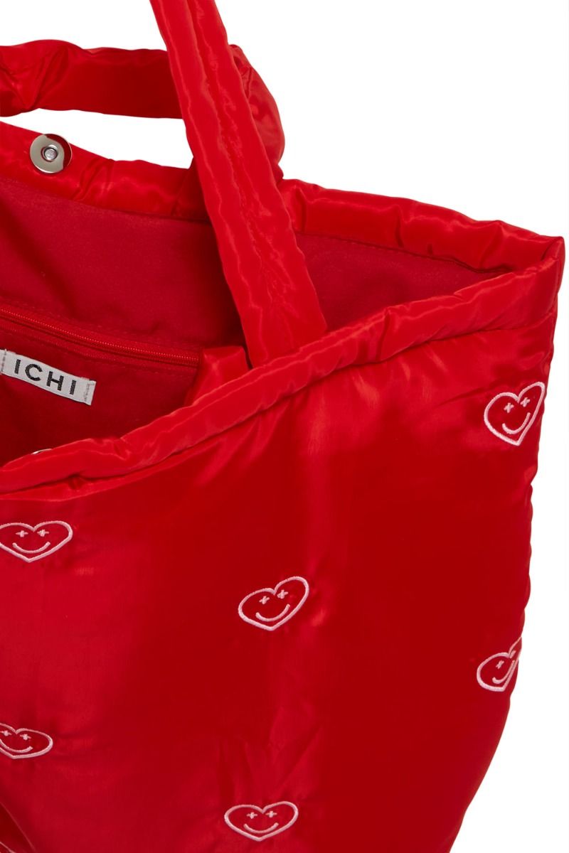 Ichi - Taske - IA Mea Smiley Shopper Bag - Poppy Red