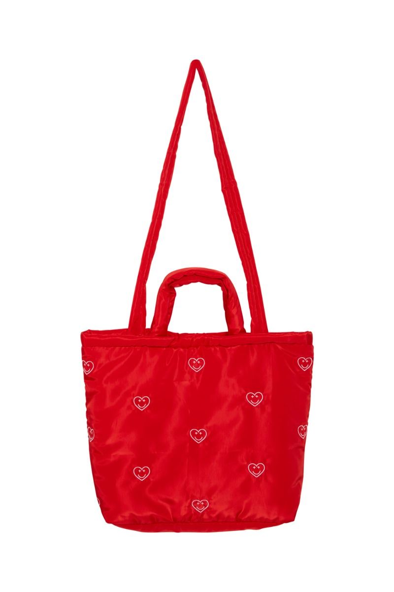 Ichi - Taske - IA Mea Smiley Shopper Bag - Poppy Red