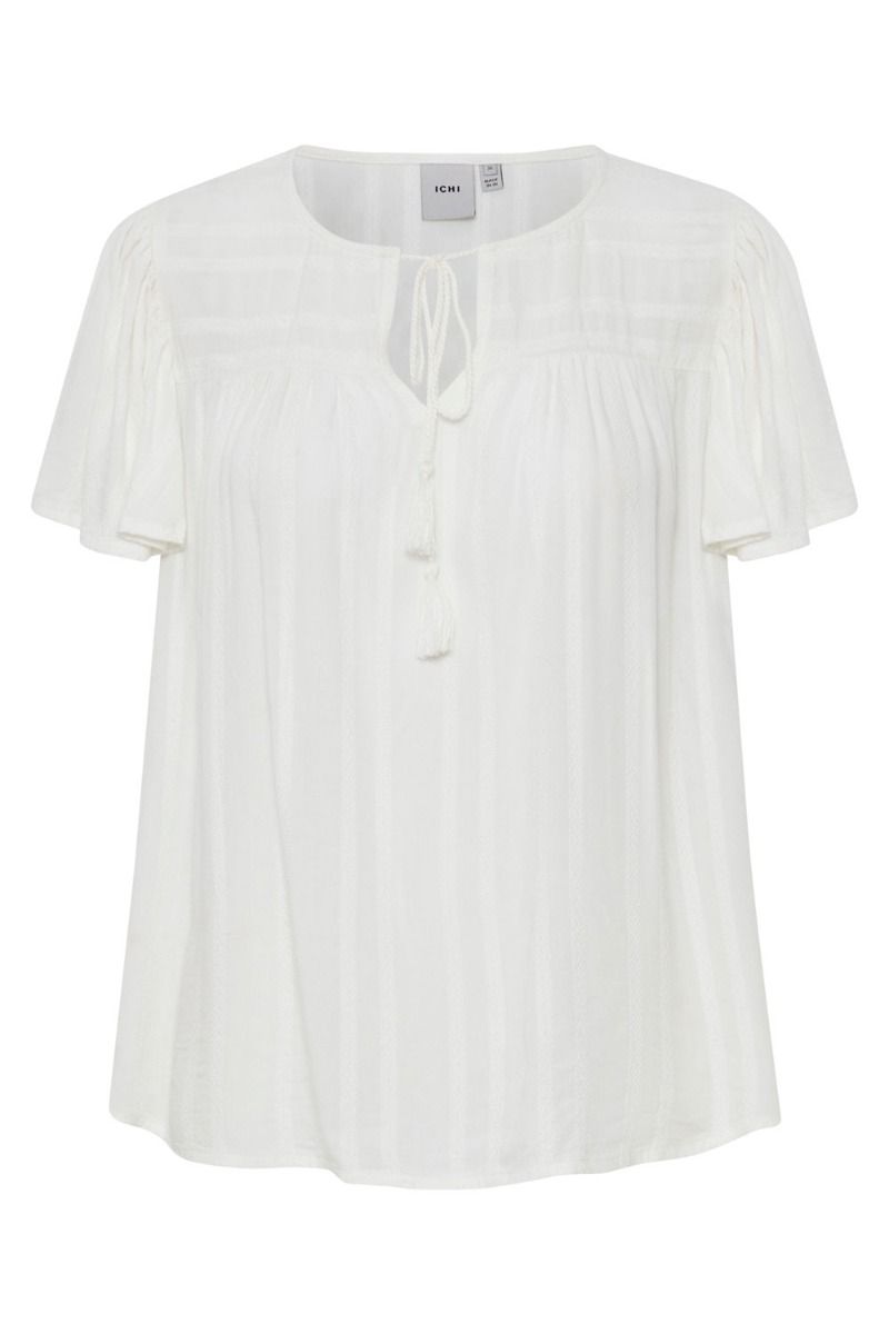 Ichi - Top - IH Jannie SS - Cloud Dancer