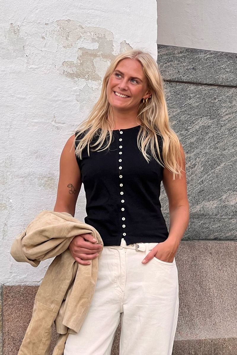 Ichi - Top - Sari - Black 