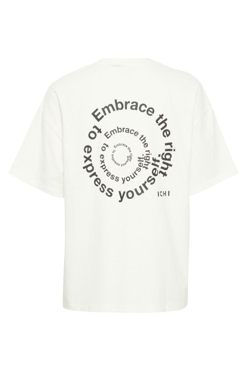 ❤︎ Ichi - T-shirt - IX Bexi SS - Cloud Dancer Embrace