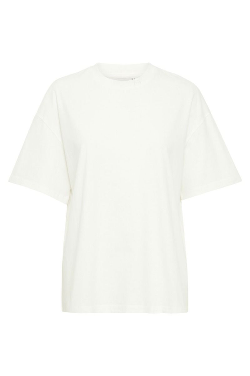 ❤︎ Ichi - T-shirt - IX Bexi SS - Cloud Dancer Embrace