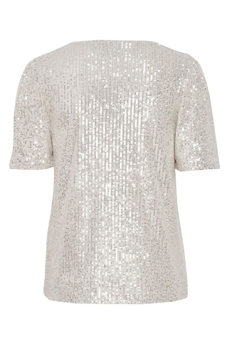 Ichi - T-shirt - IH Fauci SS2 - Frosted Almond