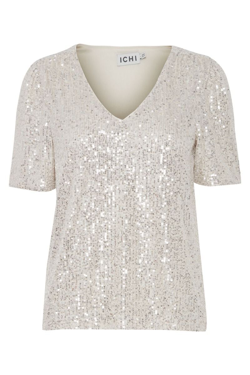 Ichi - T-shirt - IH Fauci SS2 - Frosted Almond