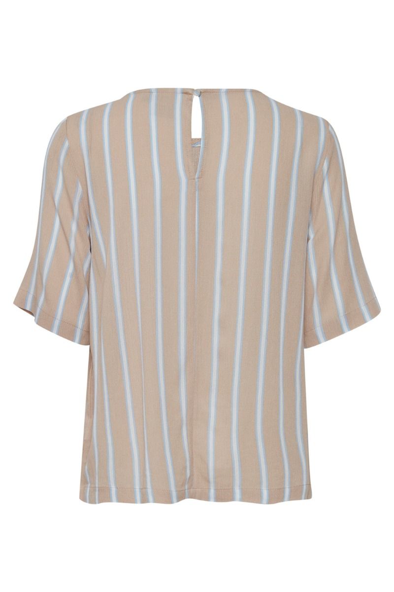 Ichi - T-shirt - Marrakech AOP SS7 - Doeskin