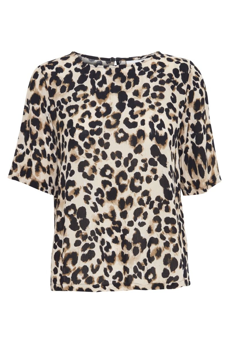 Ichi - T-shirt - IH Marrekech AOP SS11 - Tannin Leo Aop