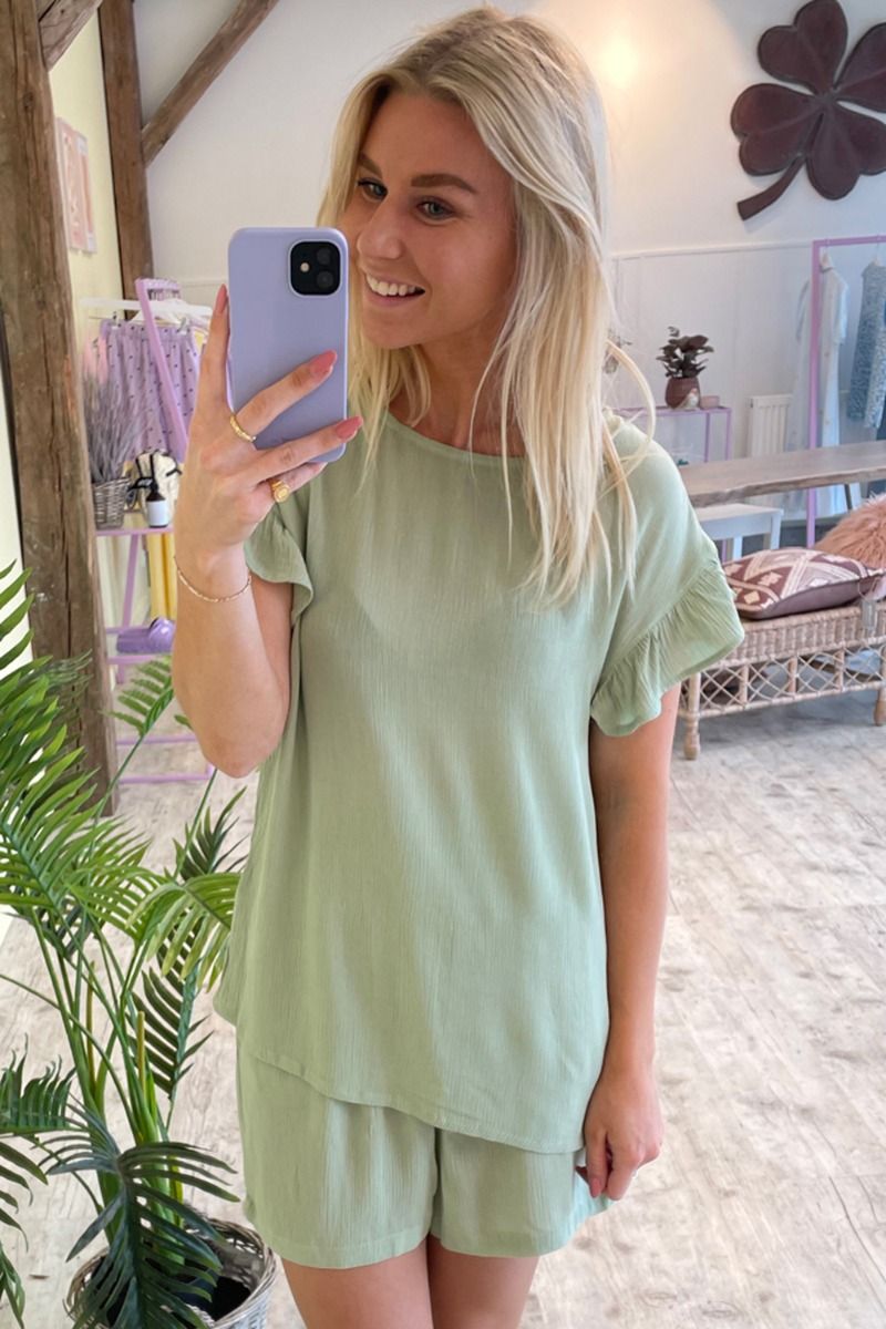 Ichi - T-shirt - Marrakech SS4 - Swamp