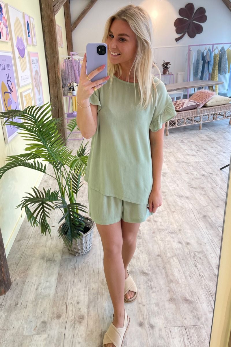 Ichi - T-shirt - Marrakech SS4 - Swamp