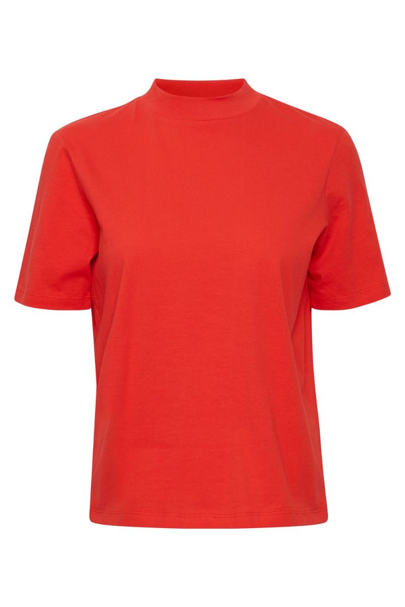 Ichi - T-shirt - IH Rania SS - Poppy Red