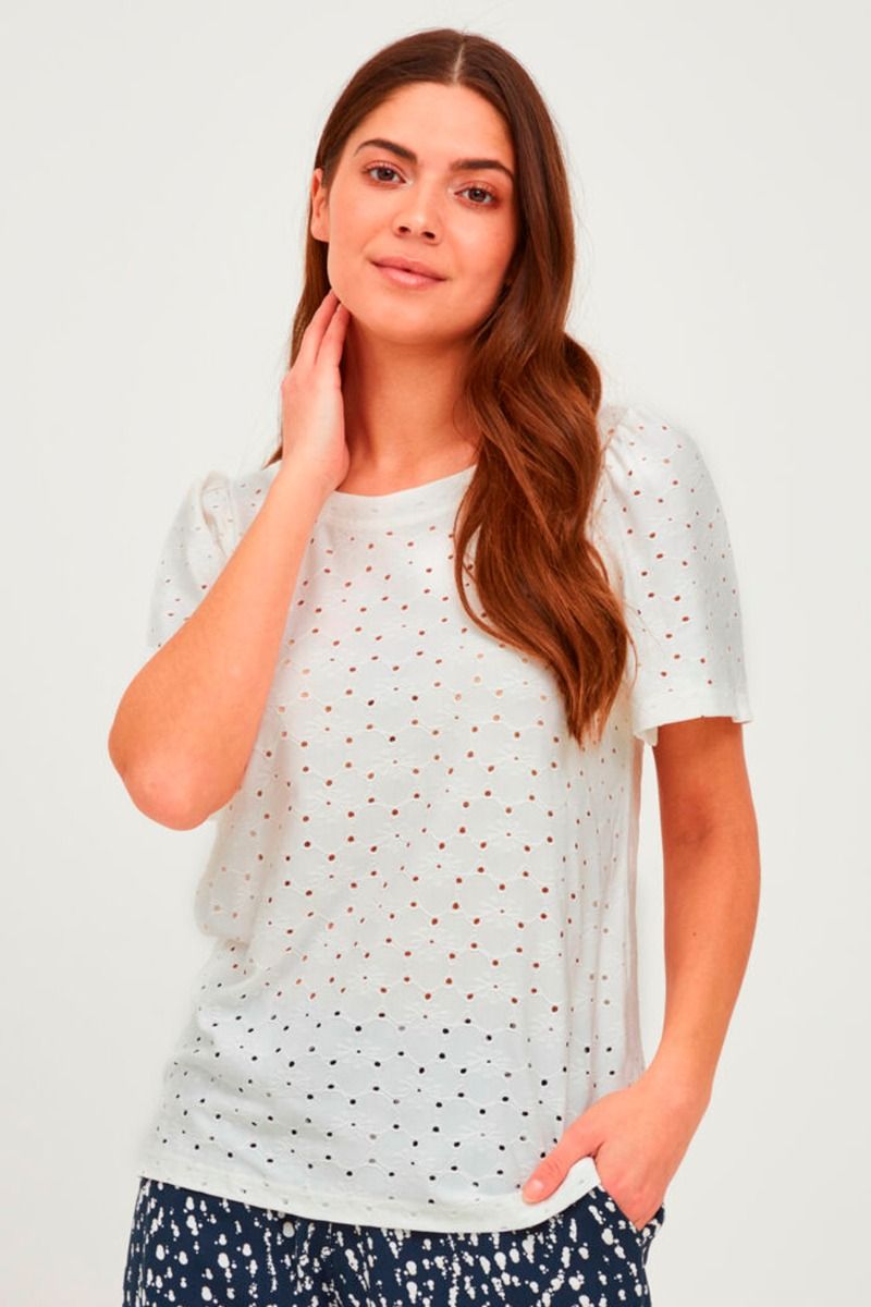 Ichi - T-shirt - Umay SS2 - Cloud Dancer